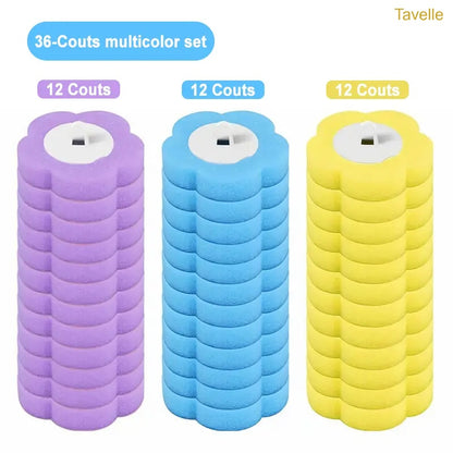 Disposable Toilet Brush Set with 24 Refills – Wall-Mounted Bathroom Cleaning System