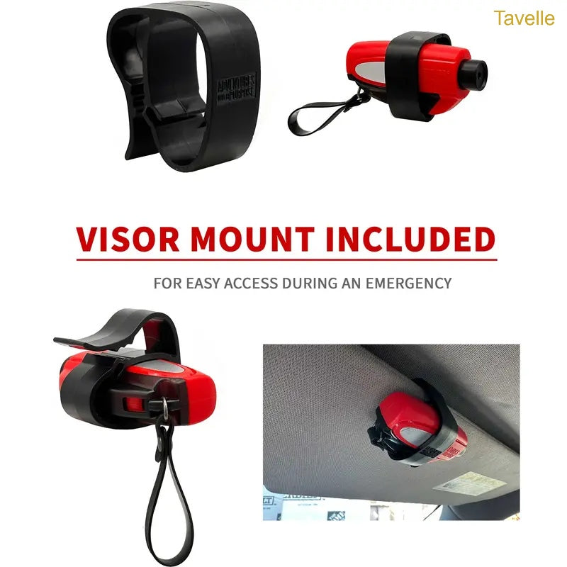 2-in-1 Car Emergency Window Breaker & Seatbelt Cutter Tool