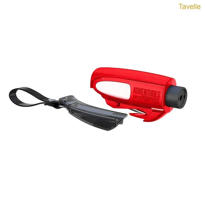 2-in-1 Car Emergency Window Breaker & Seatbelt Cutter Tool