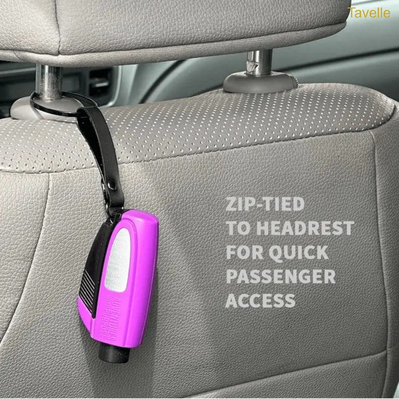 2-in-1 Car Emergency Window Breaker & Seatbelt Cutter Tool